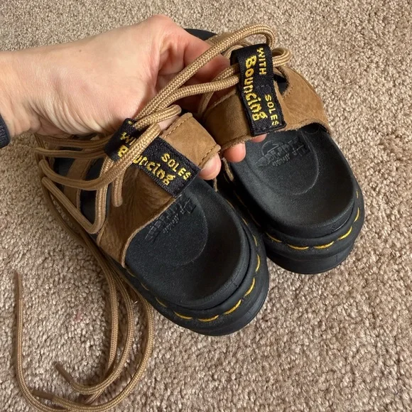 NARTILLA TUMBLED NUBUCK LEATHER GLADIATOR SANDALS - Picture 3 of 6